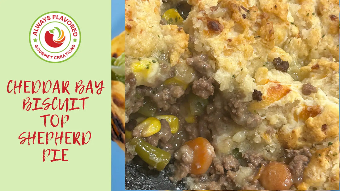 Cheddar Bay Biscuit Top Shepherds Pie