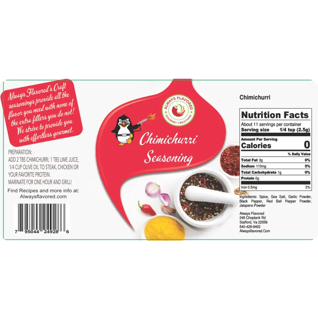 Chimichurri Seasoning - 4oz - Spice