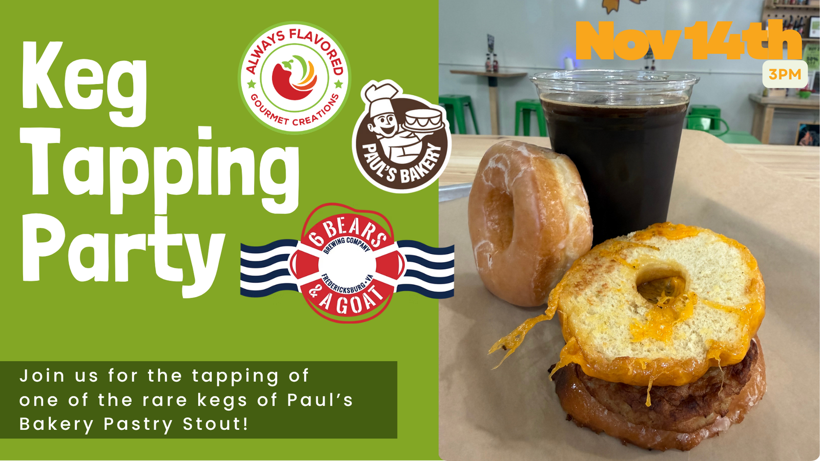 Keg Tapping Party