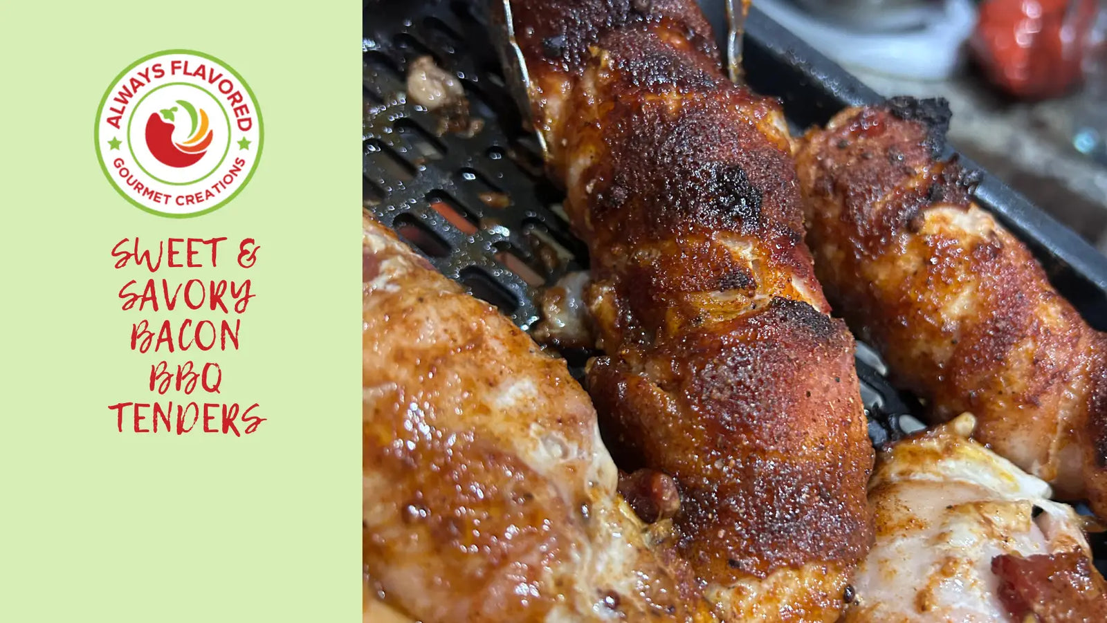 Bacon Brown Sugar Chicken Tenders: A Sweet & Savory Delight with Always Flavored!