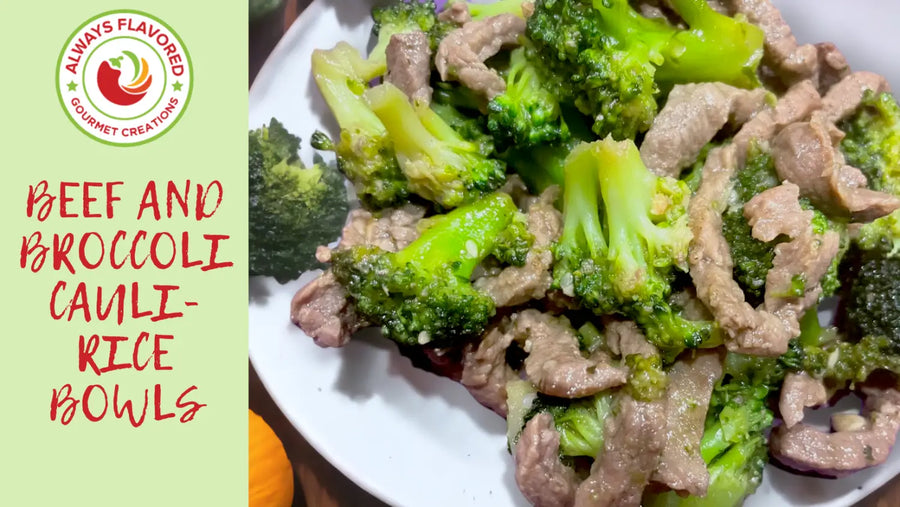 Beef and Broccoli Cauli-Rice Bowls
