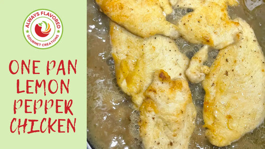 One Pan Lemon Pepper Chicken Recipe!