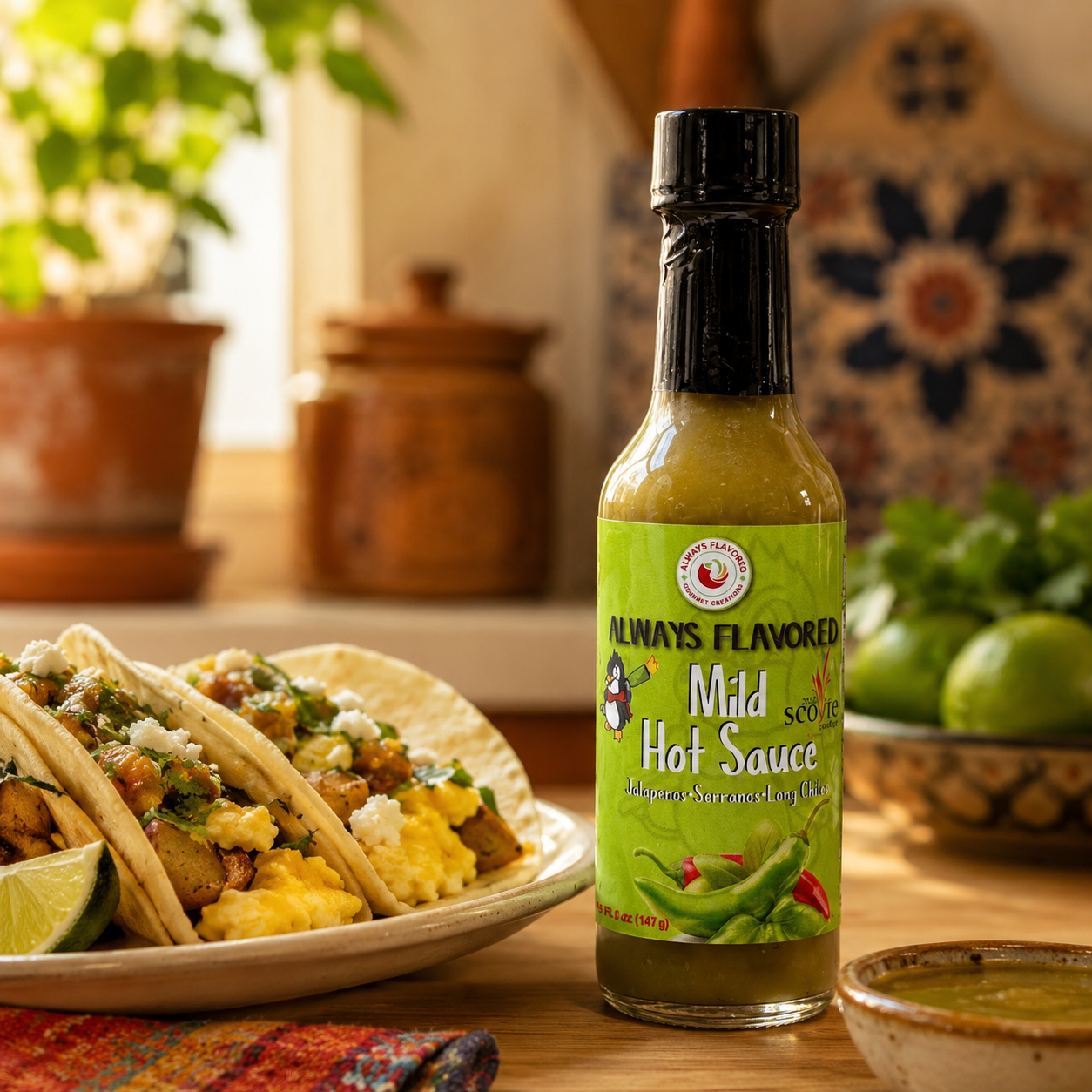 Always Flavored Mild Hot Sauce