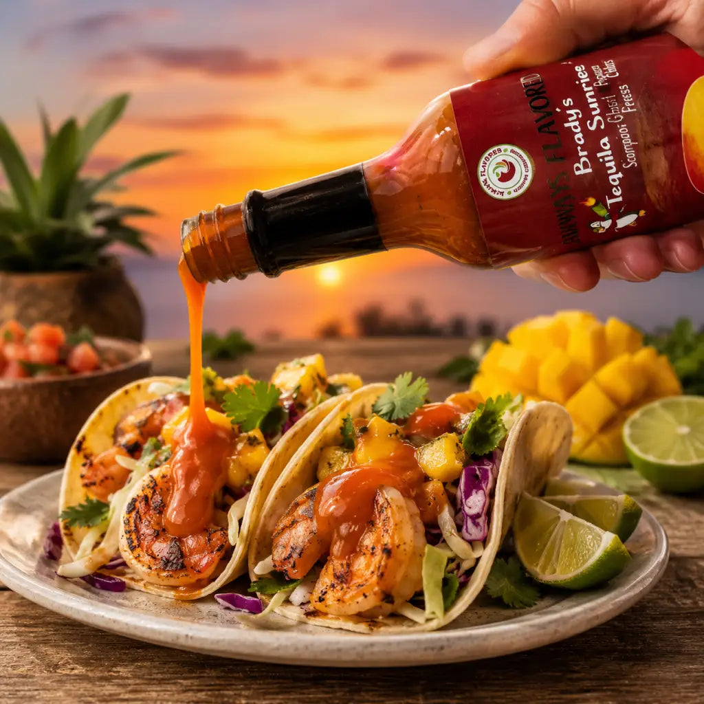 Brady’s Tequila Sunrise Hot Sauce - sauce