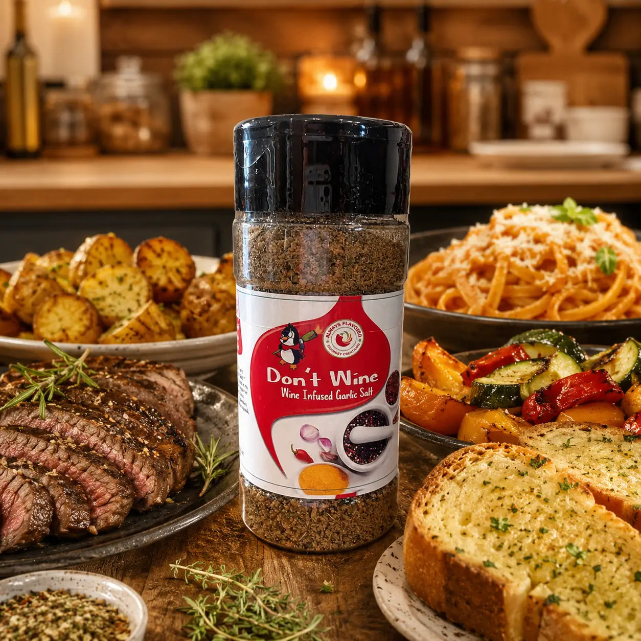 Don’t Wine - Wine Infused Garlic Salt - Spice
