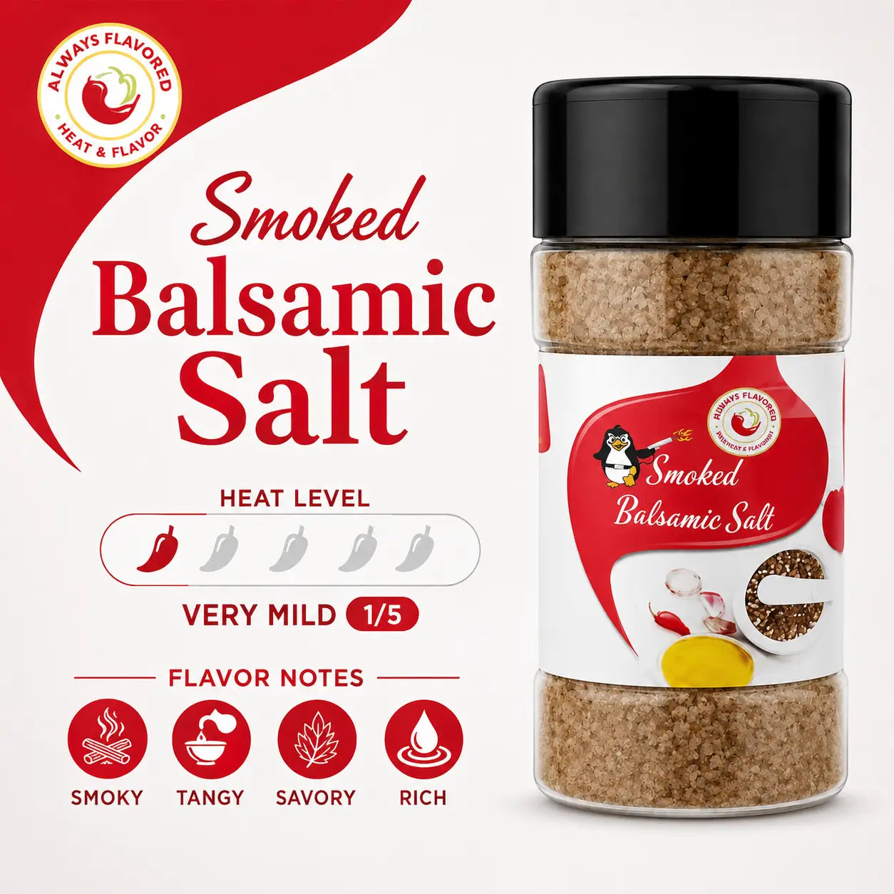 Smoked Balsamic Salt - 4-oz