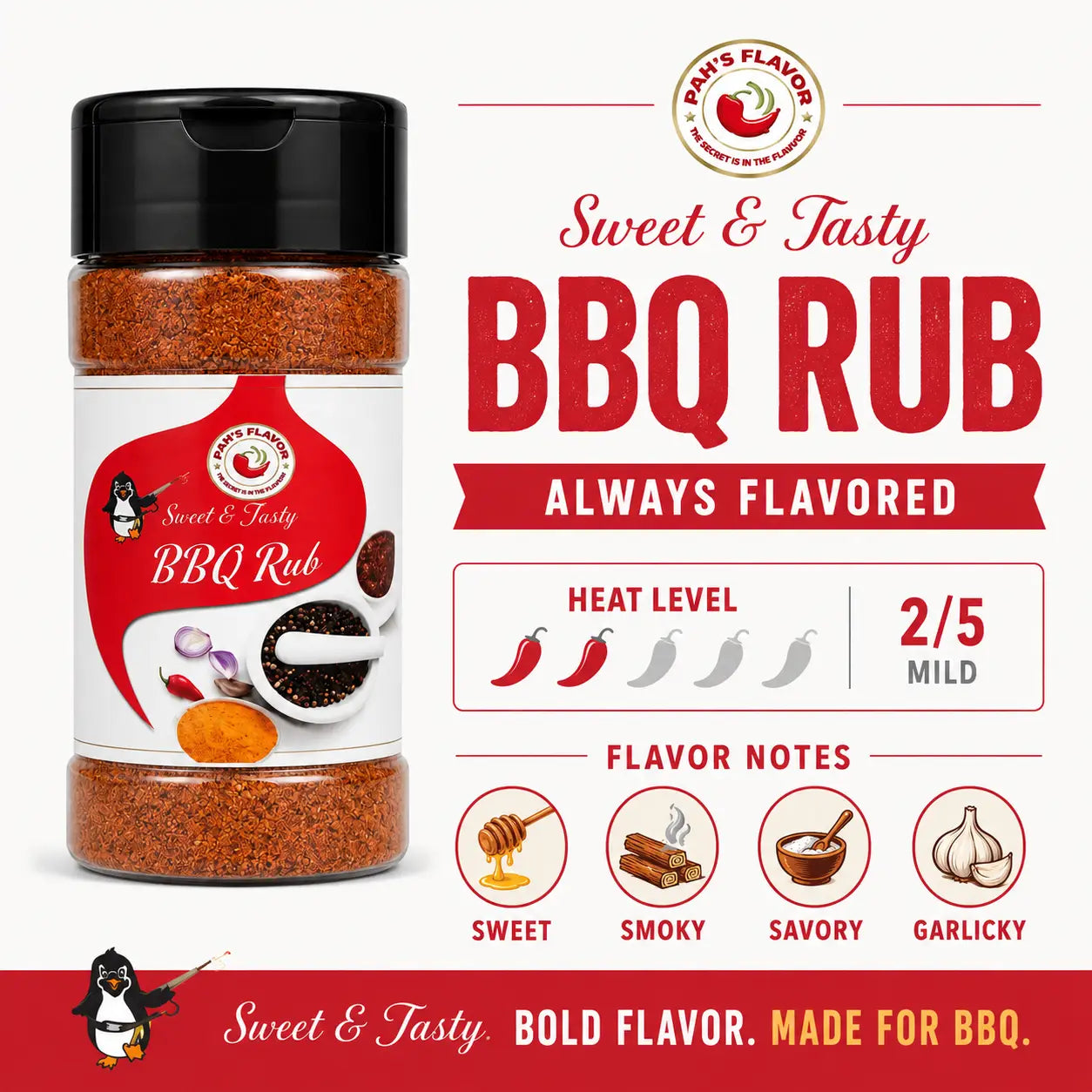 Sweet & Tasty BBQ Rub - 4oz - Spice