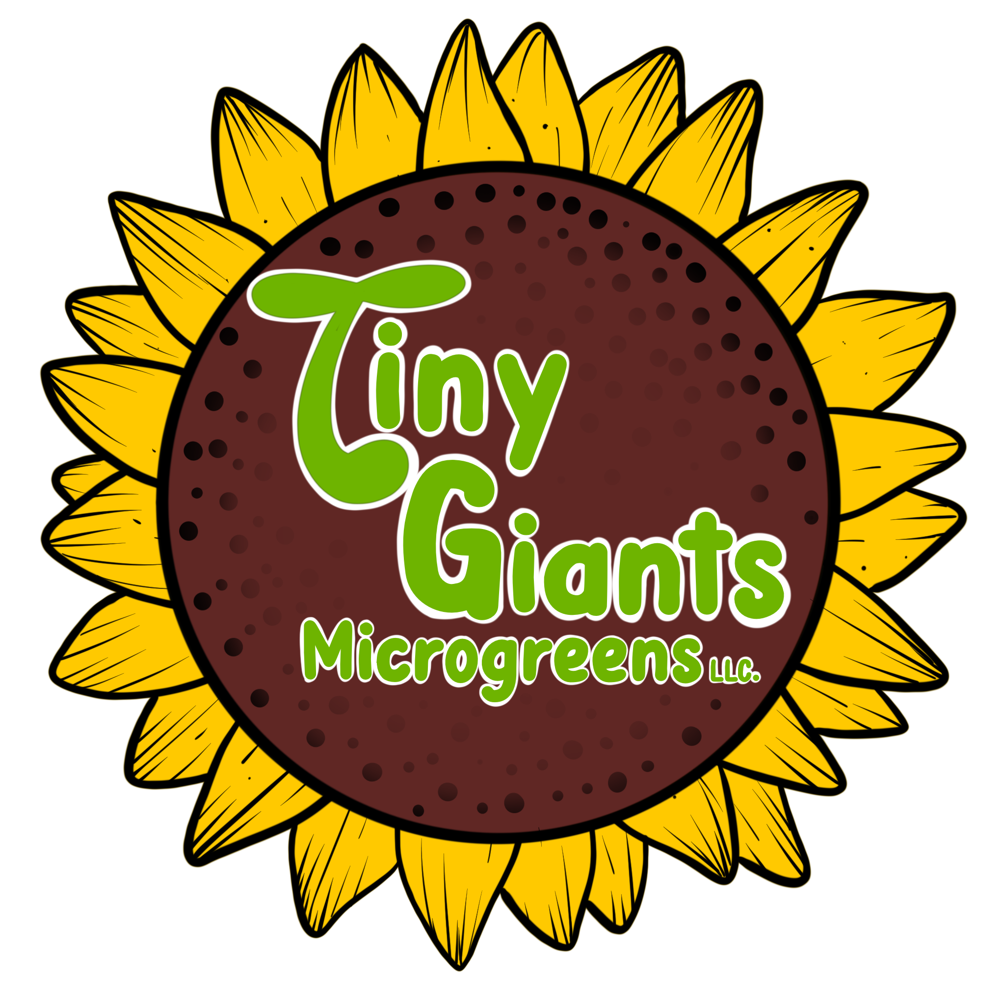 Tiny Giants Microgreens logo